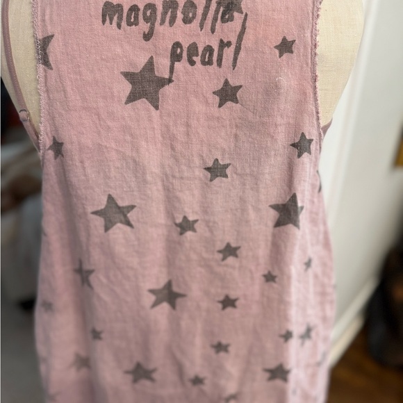 Magnolia Pearl Women's Mauve/Pink Star Tank Top Dress - Picture 2 of 3